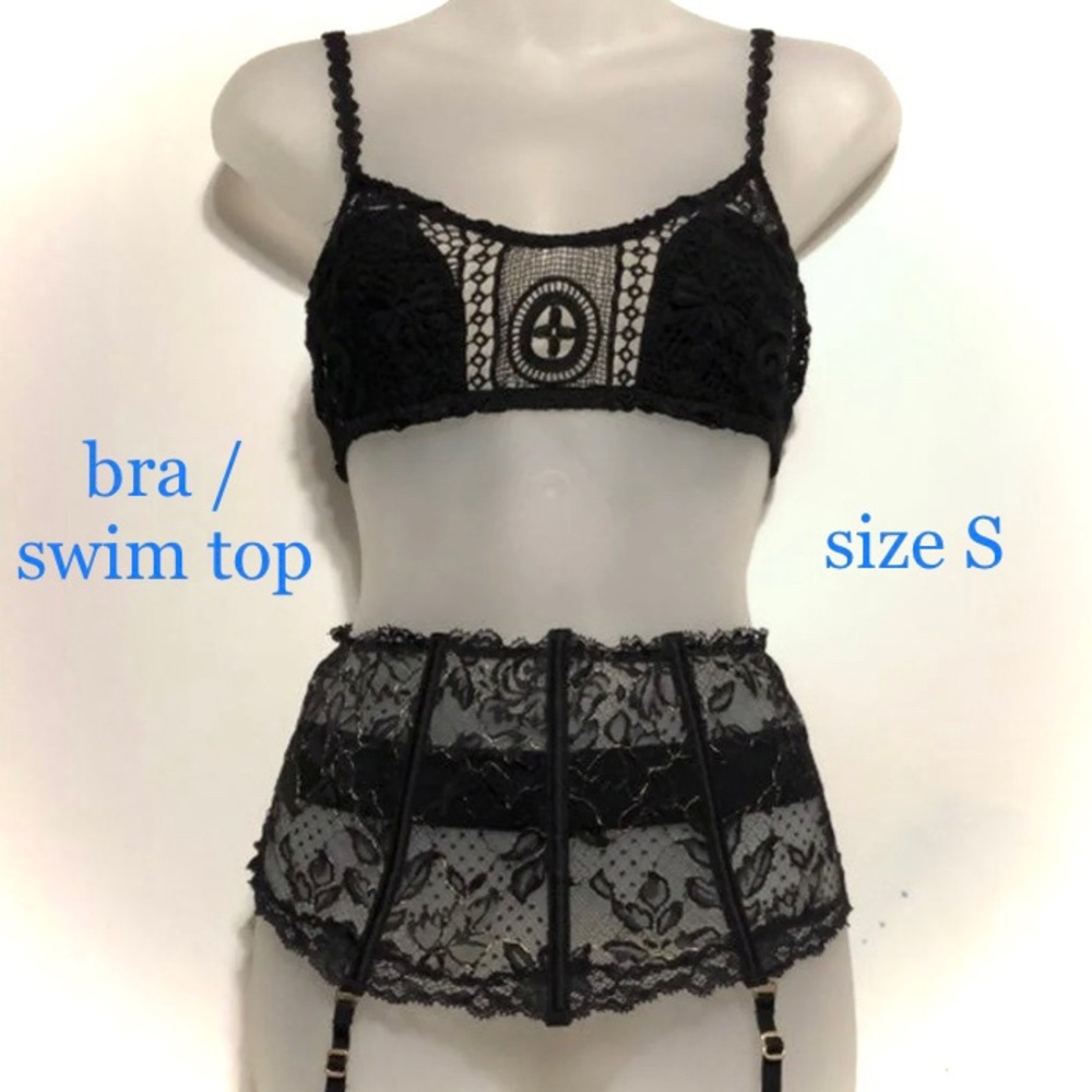 Beautiful hand made crochet bikini bra size small